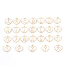 心最初手環女士不銹鋼回形針吊墜手環適合女士 - 金黃色 - 查看 4