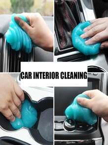 1pc Multifunctional Reusable Soft Glue Dust Cleaning Tool For Car Air Vents, Computer Keyboard, Home Cleaning Supplies,Kitchen,Bathroom,Home,Household Suppliers
