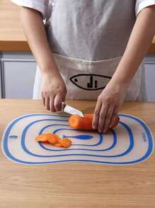 1PC Kitchen cutting board fruit cutting board flexible cutting board - Blue - View 3