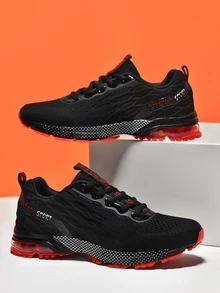 de hombres Zapatos resorte otoño 2023 nuevo malla transpirable deportivo Zapatillas deportivas de running Talla grande colchón de aire casual Zapatos de atletismo - Multicolor - Ver 3