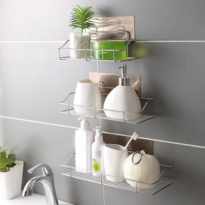 1 件免钻浴室淋浴架