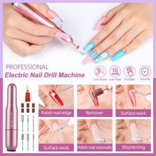 Poly Gel Nail Kit - Poly Gel Kit with Drill and 48W UV/LED Lamp Professional Nail Extension Gel for Beginners Luminous Poly Nail Gel Kit with Everything Bulide Gel Kits with Poly Gel Nail Art Tools Nail Art Starter Supplies - 白色 - 查看 7