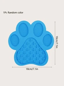 1pc Paw có hình dạng màu sắc ngẫu nhiên cho thú cưng Licking Pad - Nhiều màu - Xem 10