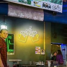 cerveza Señal de neón , amarillo & blanco cerveza logo LED cerveza Luz - Amarillo - Ver 4