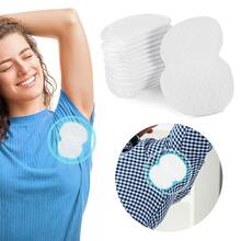 10入組/套無紡布織物隱形墊,極簡風格白色腋下防汗貼布適用於戶外遊玩 - 白色 - 查看 2