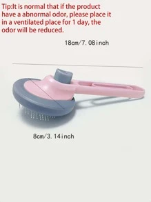 1pc Color Block Pet Hair Comb - Multicolor - View 7