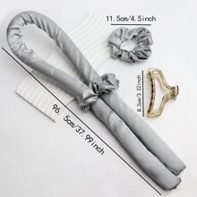 4 piezas Set herramienta pelo trenzado - Gris Claro - Ver 3