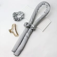 4 piezas Set herramienta pelo trenzado - Gris Claro - Ver 1