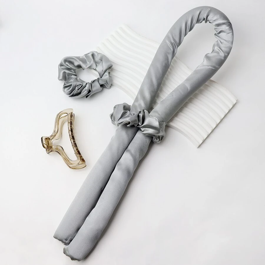 4 piezas Set herramienta pelo trenzado - Gris Claro - Ver 1