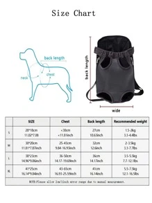 Túi vận chuyển vật nuôi di động 1pc - Màu xám đen - Xem 3