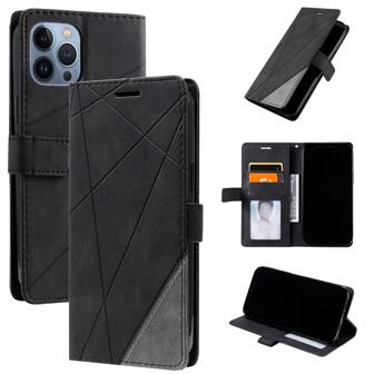 商务用皮革拼接手机壳 兼容 6~14Pro Max，兼容三星 S24 Ultra/S23 Ultra/A14/A15/A05，兼容小米 兼容 Redmi Note 8~Note12 Pro 兼容 Redmi 12C/13C 兼容 Oneplus 兼容 MOTO G 系列