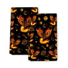 Fire Phoenix-Kc Towel-002 - Black - View 1