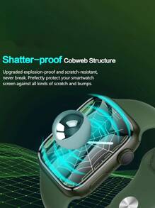 相容於軟膜複合膜 Apple Watch 螢幕保護貼 40/38/45/49mm - 無色 - 查看 5