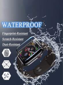 相容於軟膜複合膜 Apple Watch 螢幕保護貼 40/38/45/49mm - 無色 - 查看 3