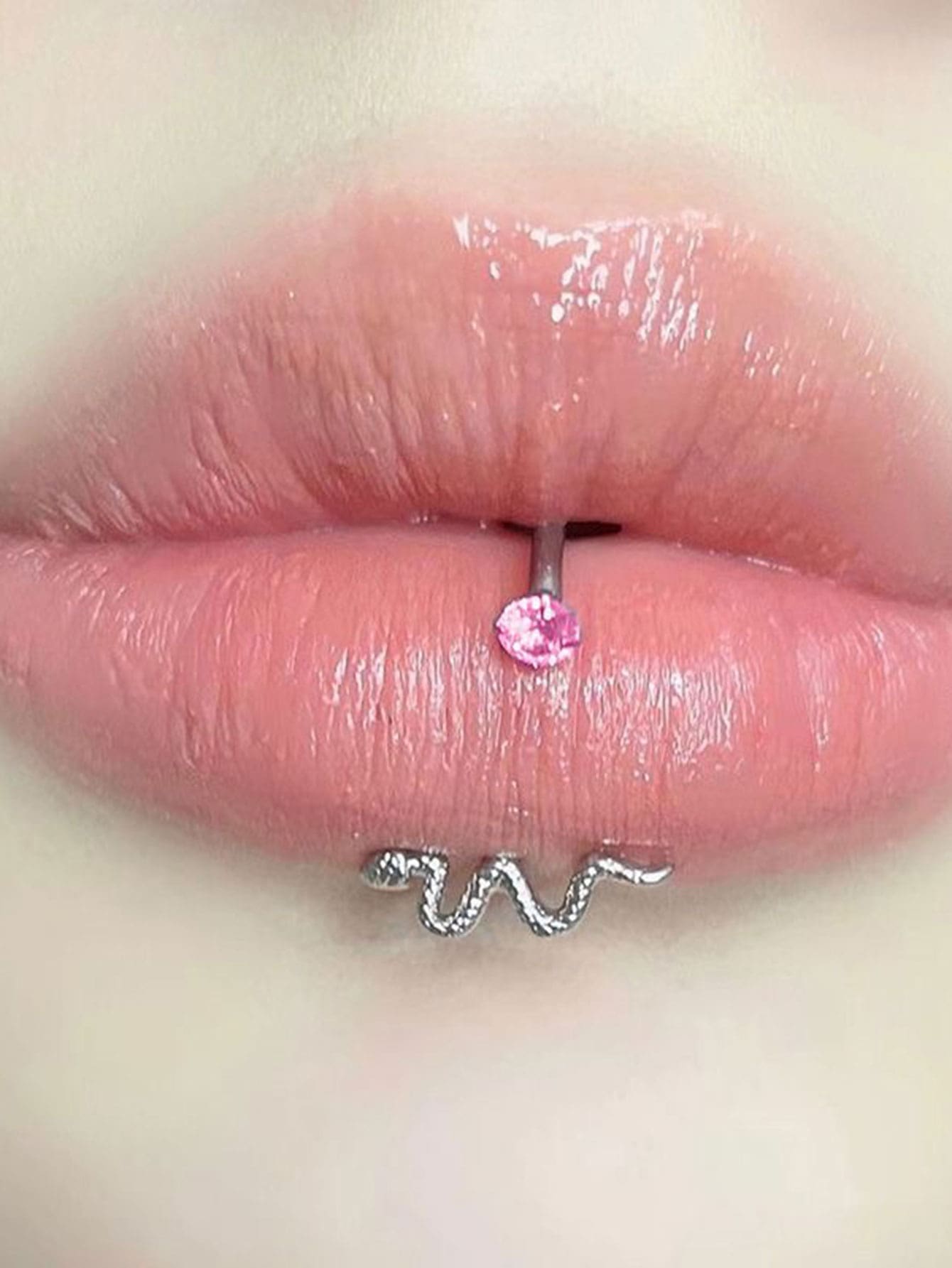 Piercing para la Lengua - Morado - Ver 1