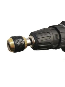 1PC Drill Bit Extension 1/4 Inch Hex Shank Screwdriver Bit Holder Extension Rod Self-Locking Drill Bit Holder Quick Release Chuck Adapter Connector Power Drill Tool 60mm Length - Black - View 5