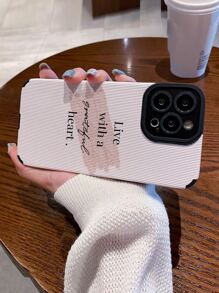 Ốp lưng điện thoại bằng da PU in hình logo Apple Slogan, chống nước, chống sốc, chống rơi, chống trầy xước - Nhiều màu - Xem 3