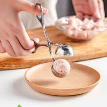 不銹鋼肉丸製作工具 - 銀色 - 查看 4