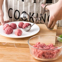 不銹鋼肉丸製作工具 - 銀色 - 查看 2