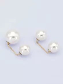 6pcs Women Faux Pearl Decor Fashion Waist Pin For Tighten Pants - Multicolor - View 6