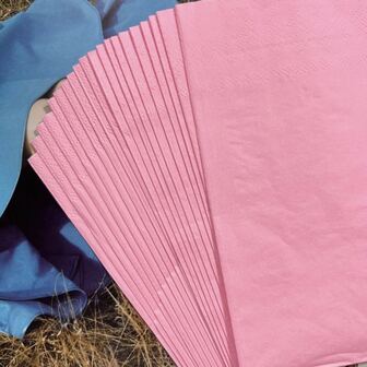 20 pièces Serviette Jetable Unicolore