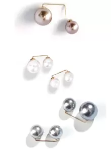 6pcs Women Faux Pearl Decor Fashion Waist Pin For Tighten Pants - Multicolor - View 3