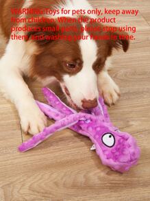 Octopus Design Pet Sound Toy - Purple - View 4