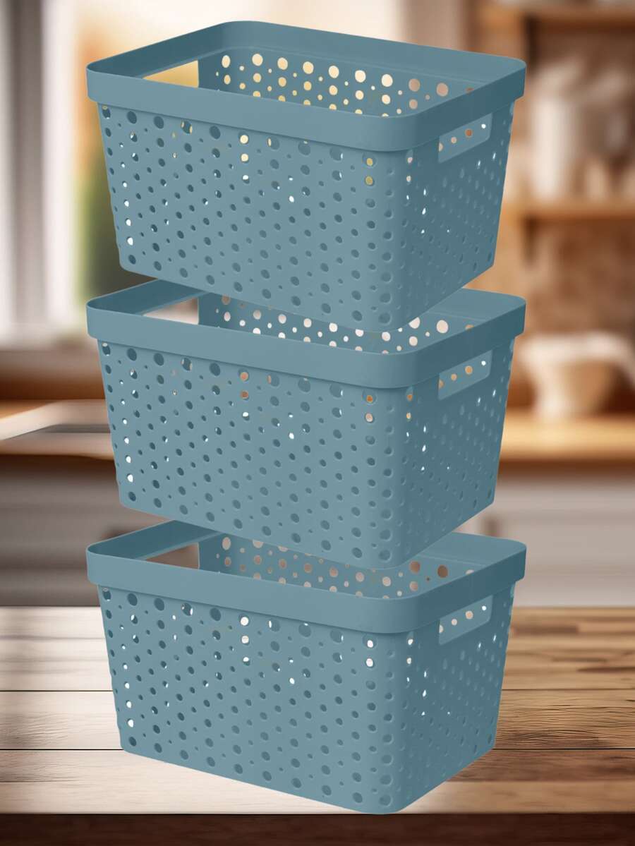 Storage Boxes & Bins - 藍色 - 查看 1