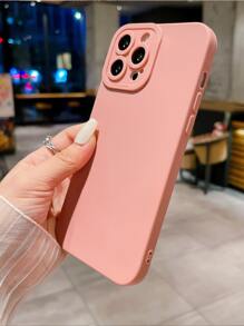 1pc Angel Eyes Design Phone Case Compatible With Apple/Compatible With OPPO/Compatible With Infinix/Compatible With VIVO/Compatible With Realme,International Version, Not The Domestic Version - Pink - View 3