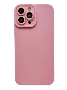 1pc Angel Eyes Design Phone Case Compatible With Apple/Compatible With OPPO/Compatible With Infinix/Compatible With VIVO/Compatible With Realme,International Version, Not The Domestic Version - Pink - View 5