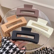 1个发夹女后脑勺抓发爪发夹高端网红抓发大盘发夹头饰 - 卡其色 - 查看 1