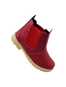 Kids Boots - Màu Đỏ Sâu - Xem 2