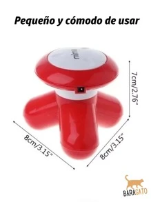 Masajeador mimo eléctrico compacto de cuerpo completo, Mini masageador de mano portátil de vibración, mimo massager Pilas Incluidas - Multicolor - Ver 5