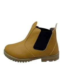 Kids Boots - Màu Mù tạt vàng - Xem 2