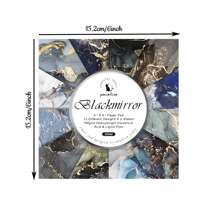 246"X6"剪貼簿紙剪貼簿有圖案的紙包手工製作背景紙 - 彩色 - 查看 5