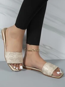 2024 Women's Summer Fashionable Indoor-Outdoor Flat Sandals For Casual Walking, Versatile