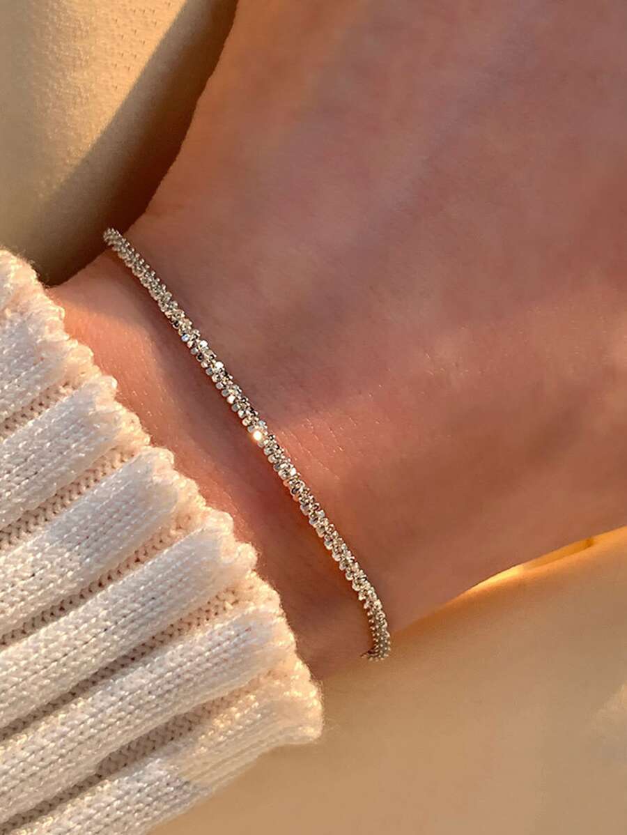 1pc Fashionable Diamond Chain Bracelet