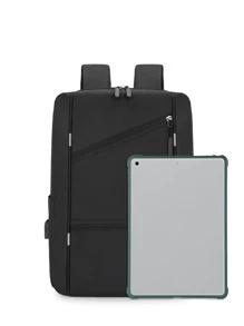 Oxford Fabric Water-Resistant Business Backpack, Couples' Backpack Set, Student Schoolbag, Including Computer Backpack And Travel Bag Laptop College Bag For Books Multi-Functional Gifts For Men Multifunctional Bag Winter Black Bag Outdoor Vacation Travel Essentials Holiday Essentials Bag For Men Bags Summer Bag Pack Spring