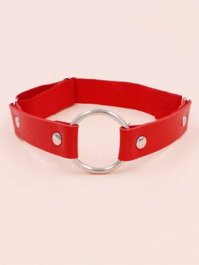 1入組龐克街舞蹈原宿黑暗的戒指吊帶襪腿圈