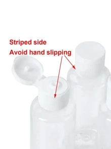 件 50 毫升或 100 毫升乳液、洗髮精、沐浴露翻蓋分配瓶 - 彩色 - 查看 4