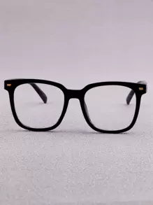 1 szt. Lekkie, bardzo duże, czarne okulary, do noszenia na co dzień