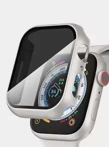 1 件防窥屏幕保护膜兼容 Apple Watch 38/40/41/42/44/45/46/49 毫米，兼容 Apple Watch Series Ultra/SE/10/9/8/7/6/5/4/3/2/1，时尚防窥钢化玻璃手表配件