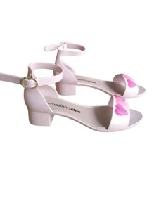 Kids Heeled Sandals - 米色 - 查看 3