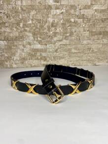 Women Belts - 黑色 - 查看 1