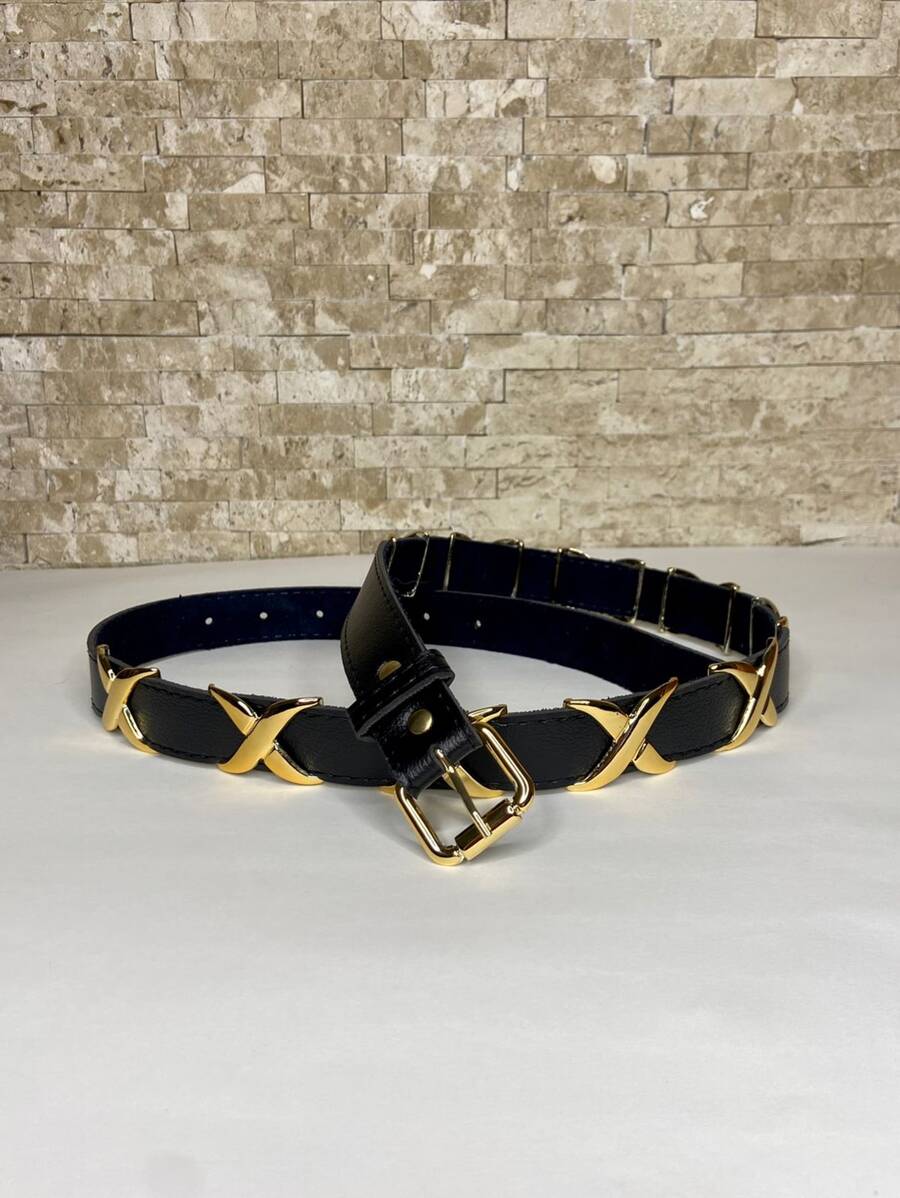 Women Belts - 黑色 - 查看 1