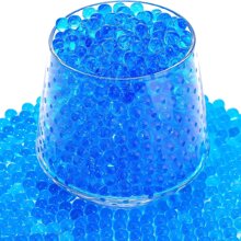Perlas De Agua Gel De Alta Elasticidad Azul (aprox. 30kpcs) Suelo Cristalino De Gelatina De Perlas Para Rellenar Jarrones, Se Expande A 10-13mm Después De Remojar En Agua - Azul - Ver 6