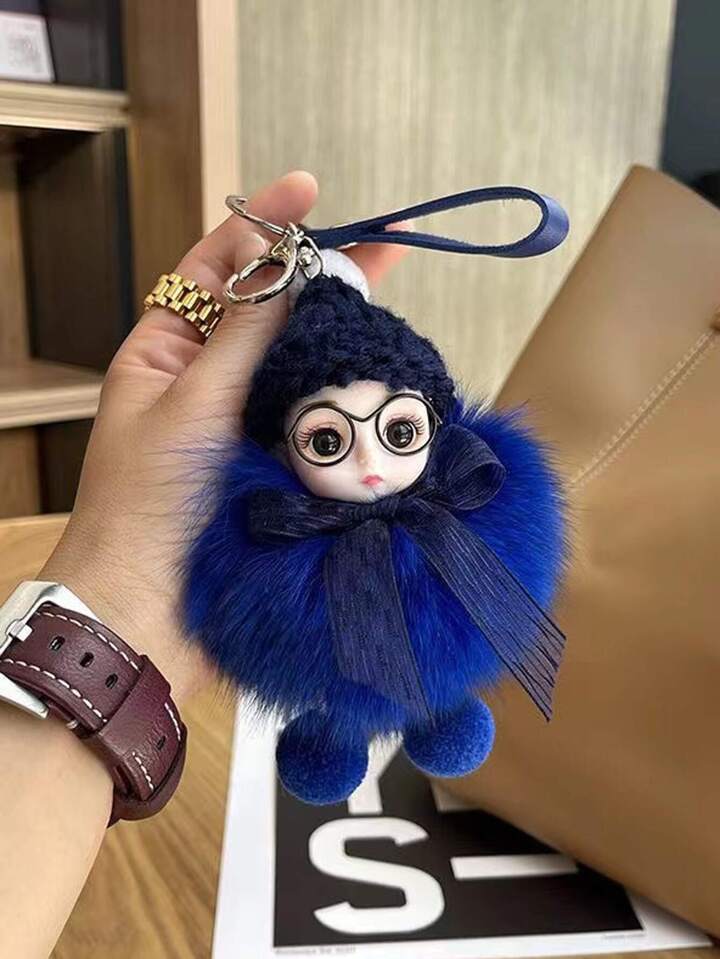 FANCYKU® 8Pcs Bag Charm Cute Doll Keychains Multi-Color Cartoon Monsters Hanging Pendant Keyring Gifts Accessories for Women Girls main image 0