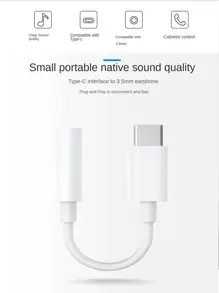 Adaptador de conector de auriculares hembra de 3,5 mm a USB Tipo C, cable auxiliar adaptador de audio USB C compatible, conector macho USB C a conector hembra de 3,5 mm para auriculares que funciona bien con todos los dispositivos tipo C: GalaxyS23 S23+ S23 Ultra, S22 S22+ S22 Ultra, S21 S21+ S21 Ultra, S20 Ultra S20 Z Flip S20+ S10 S9 S8 Plus, Pixel 5 4 3 2 XL, compatible con iPhone 15 Plus iPhone 15 Pro Max, iPad Pro 2020/2018 y talla grande.