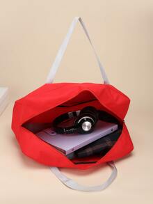 Bolsa de almacenaje de gran capacidad ropa - Rojo - Ver 5