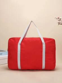 Bolsa de almacenaje de gran capacidad ropa - Rojo - Ver 4